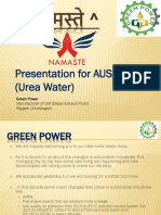 Presentation For AUS-32 (Urea Water) : Green Power