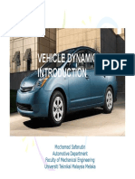 Vehicle Dynamics Lecture 1