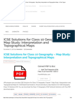 ICSE Solutions For Class 10 Geography - Map Study - Interpretation and Topographical Maps - A Plus Topper