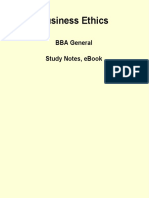 BBA - Business Ethics Notes, Ebook - Free PDF Download