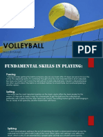 Volleyball: Skills in Playing