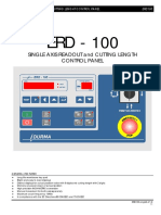 Single Axis Readout and Cutting Lenght Control Panel ERD100