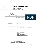 Village Missions Manual Revised 2017