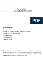 Pancreas Pancreatic Disorders