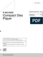 Sony CD Player CDX-GT45U PDF