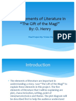 Elements of Literature in Gift of The Magi - Tristen Mosier