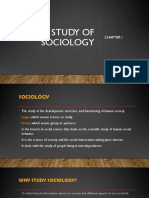 The Study of Sociology