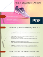 Nike Market Segmentation