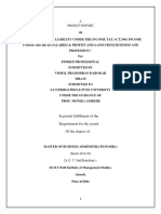 "Assessment of Tax Liability Under The Income Tax Act, 1961 Income