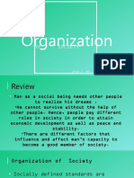 Organization of Society Final