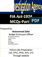 FIA Act MCQs-Prepared by Muhammad Zafar - WWW - Harwordacademy.com-03335706226