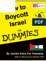 How To Boycott Israel For Dummies - New Campus Apartheid Edition