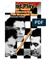 Best Play A New Method For Discovering The Strongest Move Alexander Shashin 2