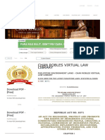 Philippine Environment Laws - Chan Robles Virtual Law Library