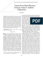 Improving Steam Power Plant Efficiency Through Exergy Analysis: Ambient Temperature