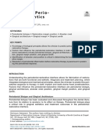 Management of Perio Prostho Situations in Dentistry