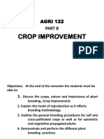 Agri 122 Crop Improvement
