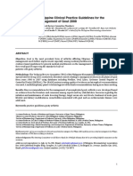 Philippine Clinical Practice Guidelines For The Management of Gout 2008