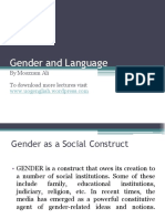 Gender and Language