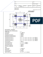 4 Piles Cap With Eccentricity Example