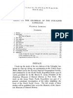 Essay On The Grammar of The Yukaghir Language PDF