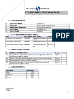 Teaching Plan Student Version