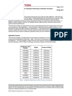 High-Pressure Union Pressure Transducer Performance Verification Procedu...