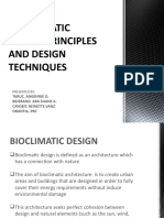 Bio Climatic Design Principles and Design Techniques