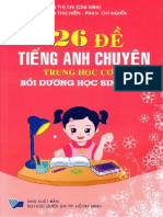 26 đề tiếng anh chuyên trung học cơ sở PDF