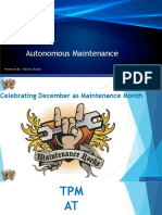 Autonomus Maintenance - Maintenance Month