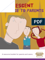 Adolescent Violence To Parents Inner South Community Health PDF