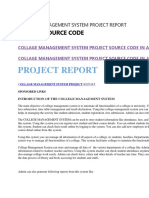 PROJECT REPORcollegeT