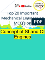 Concept of CI and SI Engine MCQ PDF