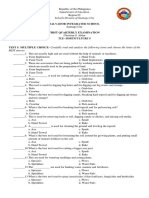 TLE Horticulture Examination