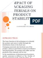 Impact of Packaging Materials On Product Stability - Final