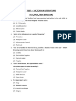 Test - Victorian Period-2 PDF