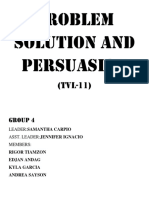 Problem Solution and Persuasion