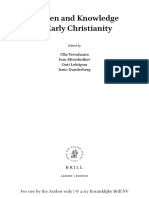 Christian H. Bull (2017) - Women Angels and Dangerous Knowledge, en Women and Knowledge in Early Christianity. Brill, 75-107.