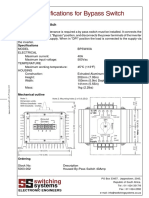 Bypass Switch - 40A 1.0 Za PDF