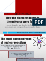 S11 12PS-IIIa-2 Star Formation and Evolution