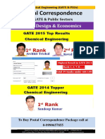 GATE PSU Study Material Plant Design Economics