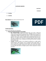 Bearing Manufacturing Process Layout