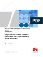 Imanager U2000 V200R016C50 Single-Server System Software Installation and Commissioning Guide (Windows) 10 (PDF) - C PDF