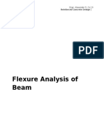 RCD 02 Flexural Analysis of Beam