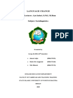 Language Change - Sociolinguistics (Group 10)