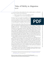 Fidelity in Adaptation PDF