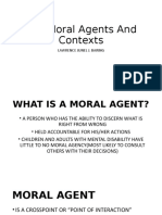 The Moral Agents and Contexts BARS