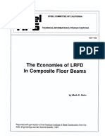 1989 - 05 The Economies of LRFD in Composite Floor Beams