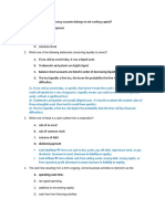 Advanced Corporate Finance Quiz 2 Solutions