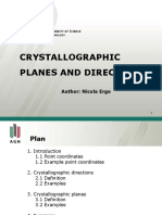 Crystallographic Planes and Directions: Author: Nicola Ergo